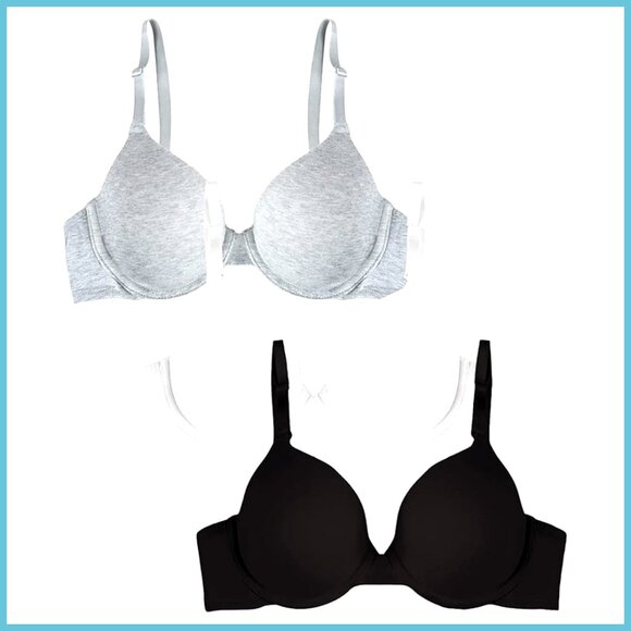 Smooth Cotton T-Shirt Bra - Ultra-Soft Flexible Invisible Under Tees